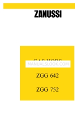 Zanussi ZGG 642 Instruction Booklet