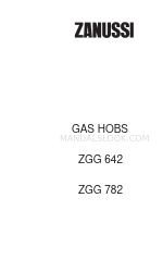 Zanussi ZGG 642 지침 책자