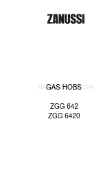 Zanussi ZGG 642 Livret d'instructions