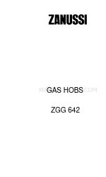 Zanussi ZGG 642 Instruction Booklet