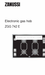 Zanussi ZGG 742 E Buklet Instruksi