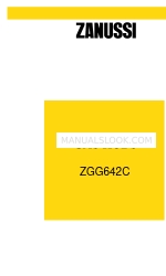 Zanussi ZGG642C Talimat Kitapçığı