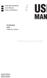 Zanussi ZGG75524 Manual del usuario