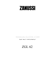 Zanussi ZGL 62 Instruction Booklet