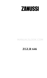 Zanussi ZGLR 646 Operating And Installation Manual