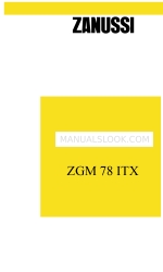 Zanussi ZGM 78 ITX Livret d'instructions