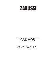 Zanussi ZGM 782 ITX Instruction Booklet