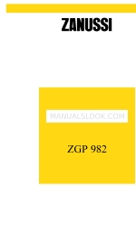 Zanussi ZGP 982 Instruction Booklet