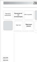 Zanussi ZGS 645 Manuale di istruzioni per l'uso