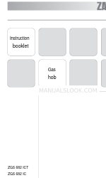 Zanussi ZGS 682 IC Buklet Instruksi