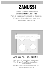 Zanussi ZKT 622 HN 操作および設置マニュアル