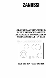 Zanussi ZKT 862 HN Instruction Manual