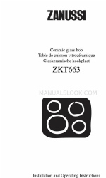 Zanussi ZKT663 Installation And Operating Instructions Manual