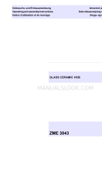 Zanussi ZME 3043 KB Instrukcja obsługi i montażu