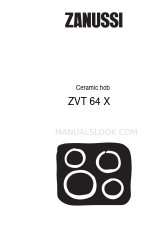 Zanussi ZVT 64 X Manual de instrucciones de instalación y funcionamiento