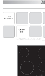 Zanussi ZVT 64 X Informations sur l'utilisateur