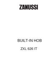 Zanussi ZXL 626 IT Folheto de instruções