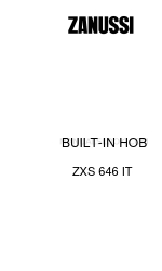 Zanussi ZXS 646 IT Instruction Booklet