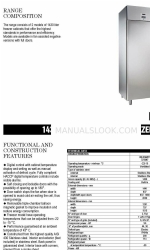 Zanussi 727437 Datos técnicos