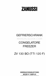 Zanussi TTI 120 F Manuel d'instruction