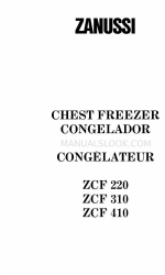 Zanussi ZCF 220 Manuale operativo e di installazione