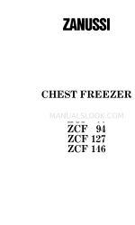 Zanussi ZCF 94 C Livret d'instructions