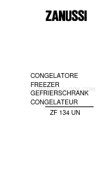 Zanussi ZF 134 UN Instrukcja obsługi