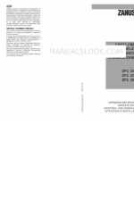 Zanussi ZFC309 Operating And Installation Manual