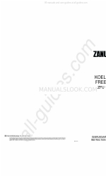 Zanussi ZFU 17S Livret d'instructions