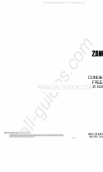 Zanussi ZI 9220 FF Installation Manual