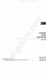 Zanussi ZV 200 R3 Instruction Booklet