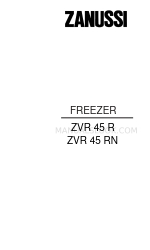 Zanussi ZVR 45 R Instruction Booklet