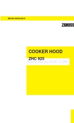 Zanussi ZHC 925 Livret d'instructions