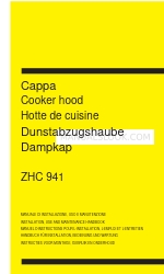 Zanussi ZHC 941 Manuale di installazione, uso e manutenzione