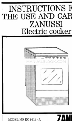 Zanussi EC 5614-A 사용 지침 및 관리 매뉴얼