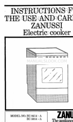 Zanussi EC 5614-A Anweisungen für Gebrauch und Pflege