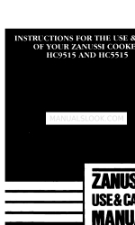 Zanussi HC5515 Gebrauchsanweisung Handbuch