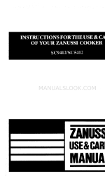 Zanussi SC5412 Manual de utilização e cuidados