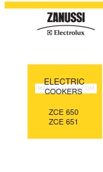 Zanussi ZCE 650 Instruction Booklet