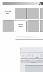 Zanussi ZCE569NW1 Livro de instruções