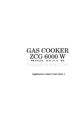 Zanussi ZCG 6000 B Livret d'instructions