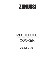 Zanussi ZCM 700 Instruction Booklet