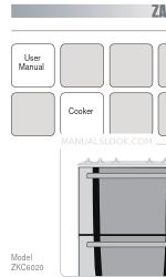 Zanussi ZKC6020 Manual del usuario