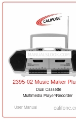 Califone 2395-02 Music MakerPlus Manual do utilizador