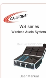 Califone WS-T Manuel de l'utilisateur