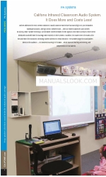 Califone Infrared Classroom Audio System PI30-IRSYS Broszura