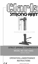 Clarke SSC1000G Manuel d'utilisation et d'entretien