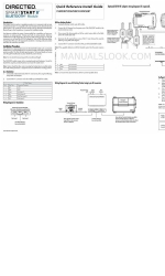 Directed SMARTSTART DSM50BT 빠른 참조 설치 매뉴얼