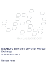 Blackberry ENTERPRISE SERVER FOR MICROSOFT EXCHANGE - - RELEASE NOTES Nota de publicación