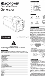 ACOPOWER HY-CB-PS100+50W Podręcznik użytkownika